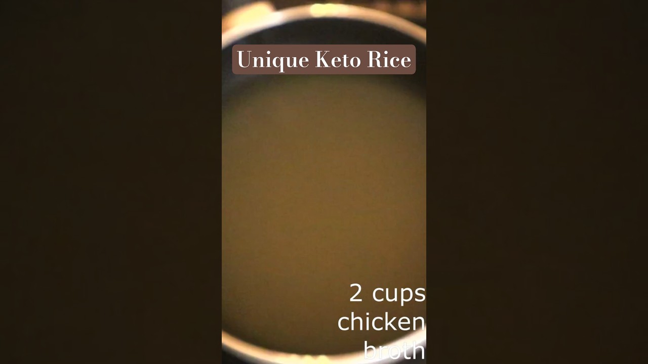 Unusual but Easy Keto Rice Substitute (No Cauliflower or Miracle Rice, Nut Free and Gluten Free)