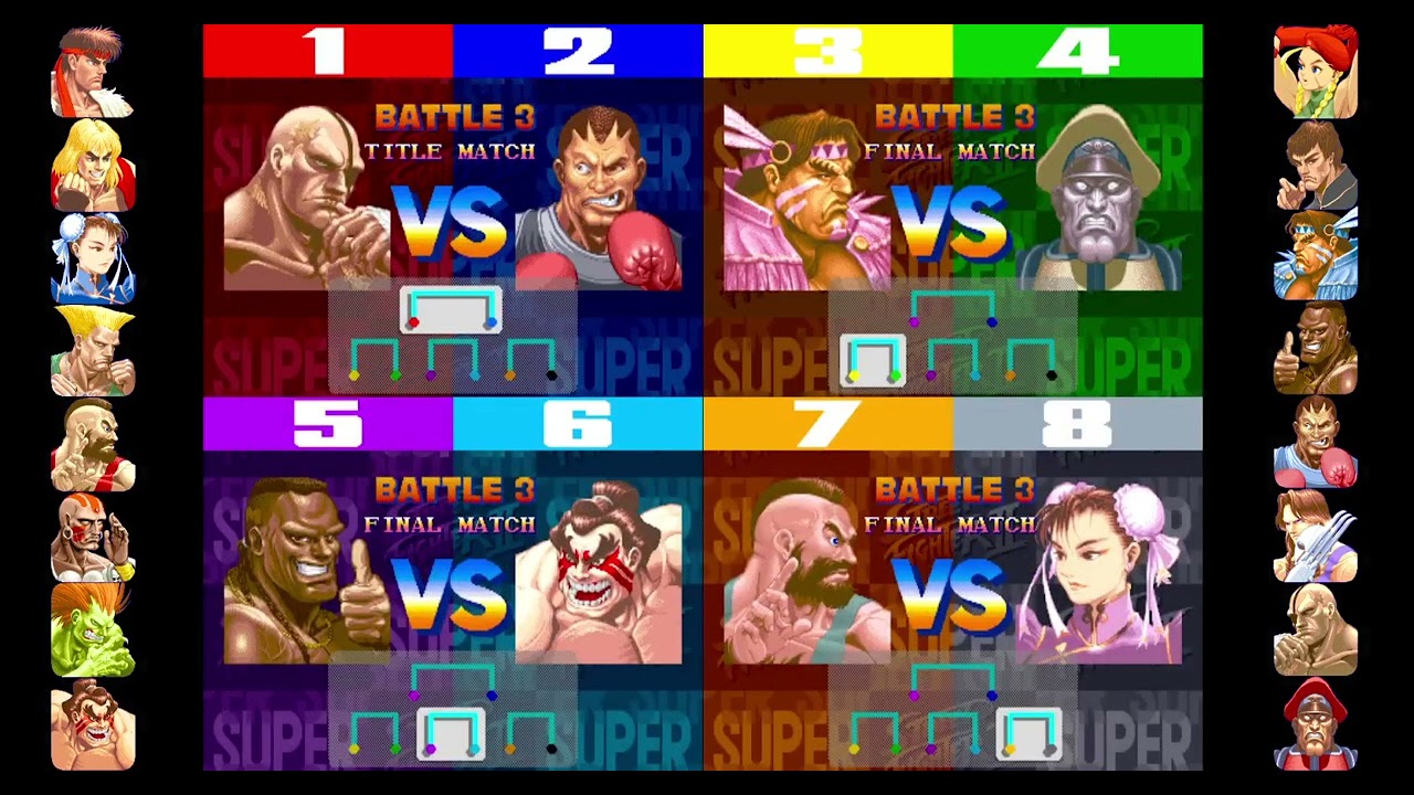Super Street Fighter II Tournament Battle gameplay 8