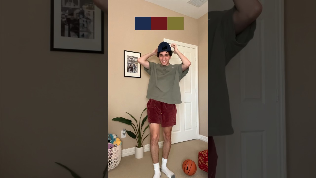 i dressed up in random color combinations