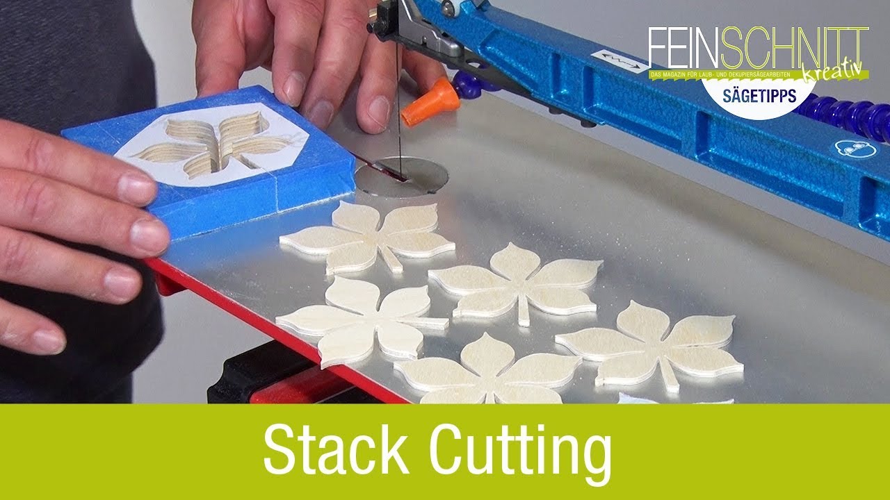 Scroll Saw: Stack cutting