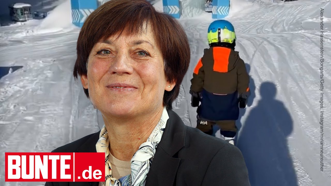 Felix Neureuther – Auf den Spuren von Omi Rosi Mittermaier: Hier übt Leo (3) auf der Piste
