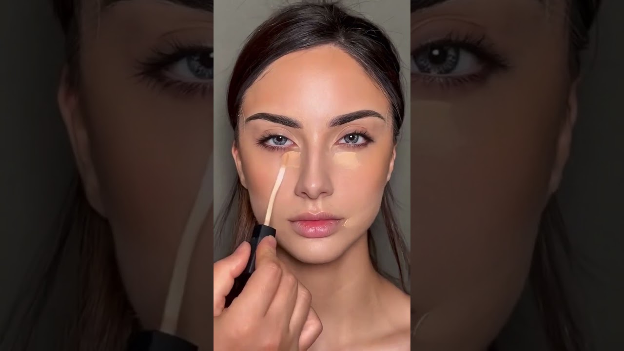 Interesting and beautiful red eyeshadow makeup tutorial