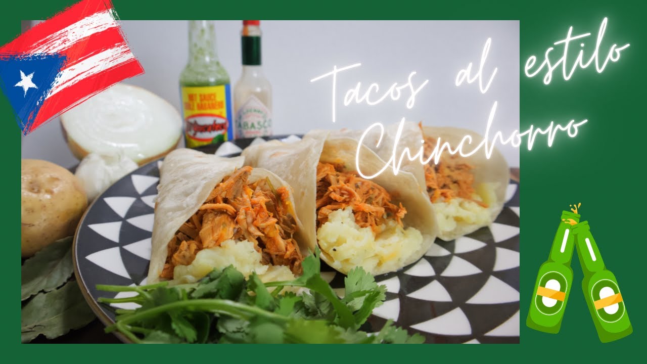 TACOS DE CERDO - Al estilo Chinchorro de Puerto Rico 🇵🇷😋!!! Ideales para acompañar con Cerveza!!!