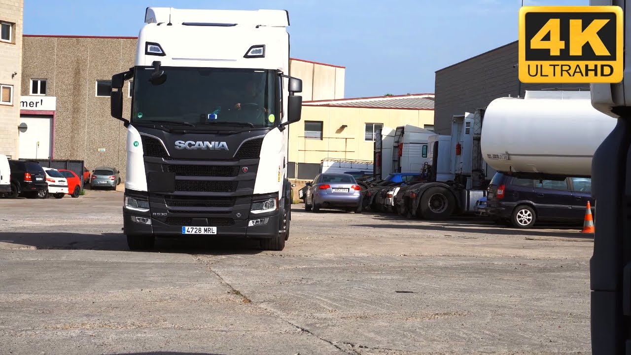 Вождение в Испании в сильную жару 🥵 Вождение от первого лица на SCANIA V8 ❗