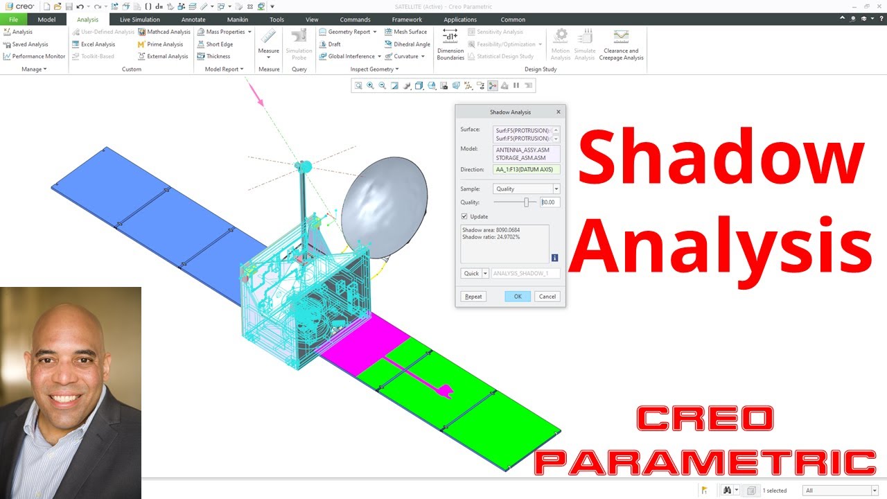 Creo Parametric - Shadow Analysis