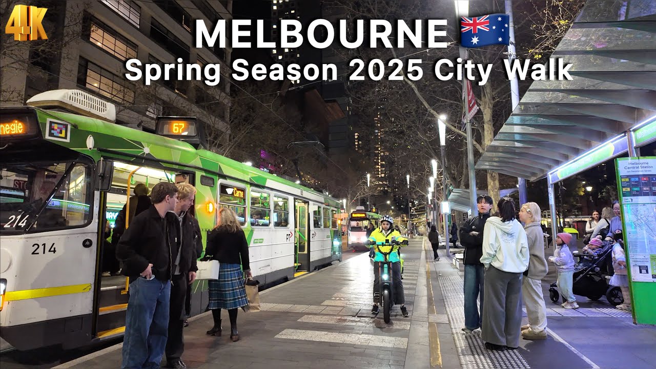 Melbourne Australia City Walk Queen Victoria Market Spring 2025