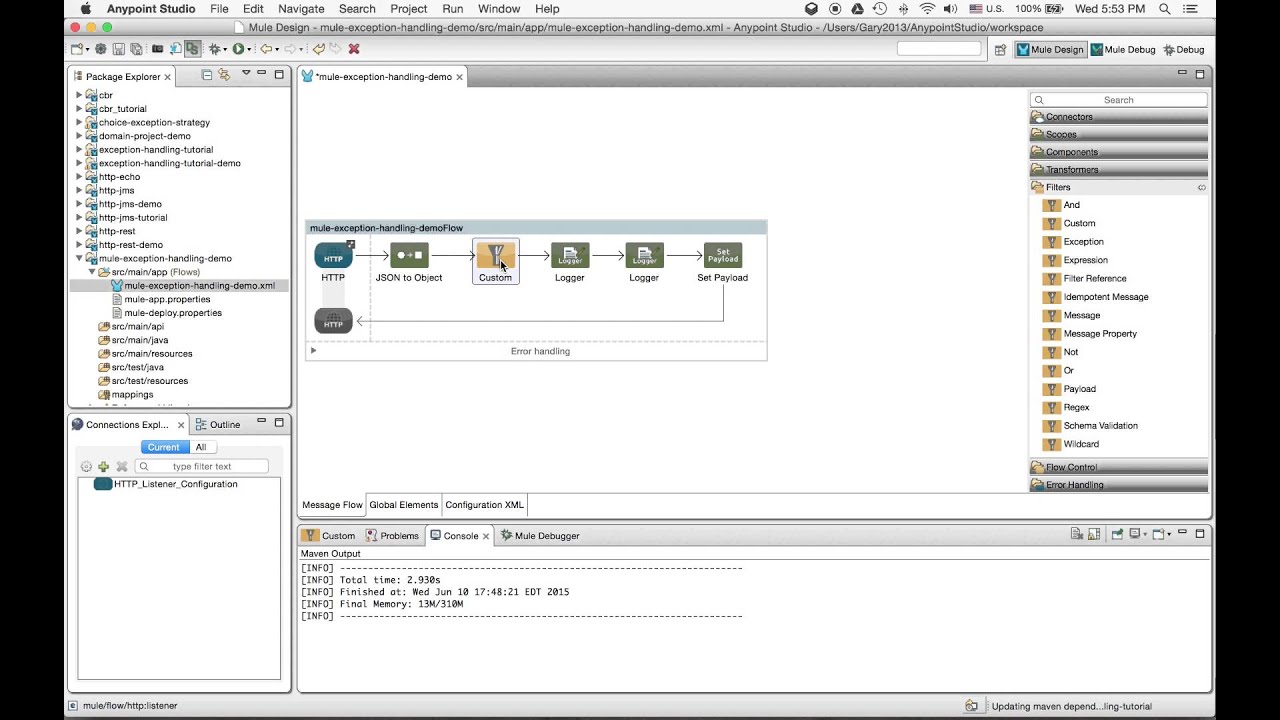 Introduction To Mule Application Development : Part IV - Error Handing
