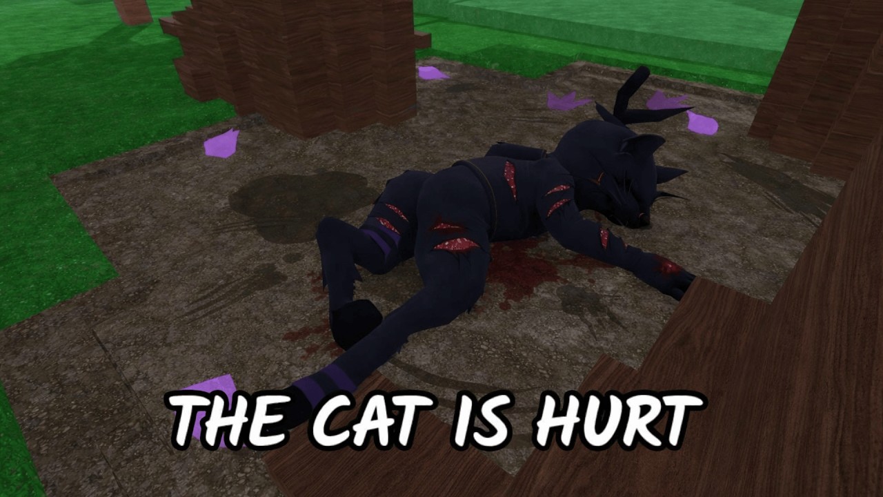 THE CAT IS HURT! SAVING THE CAT IN 99 NIGHTS IN THE FOREST!