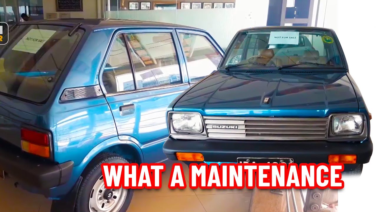 Watch how this man beautifully maintained the Suzuki FX car first generation | walk around