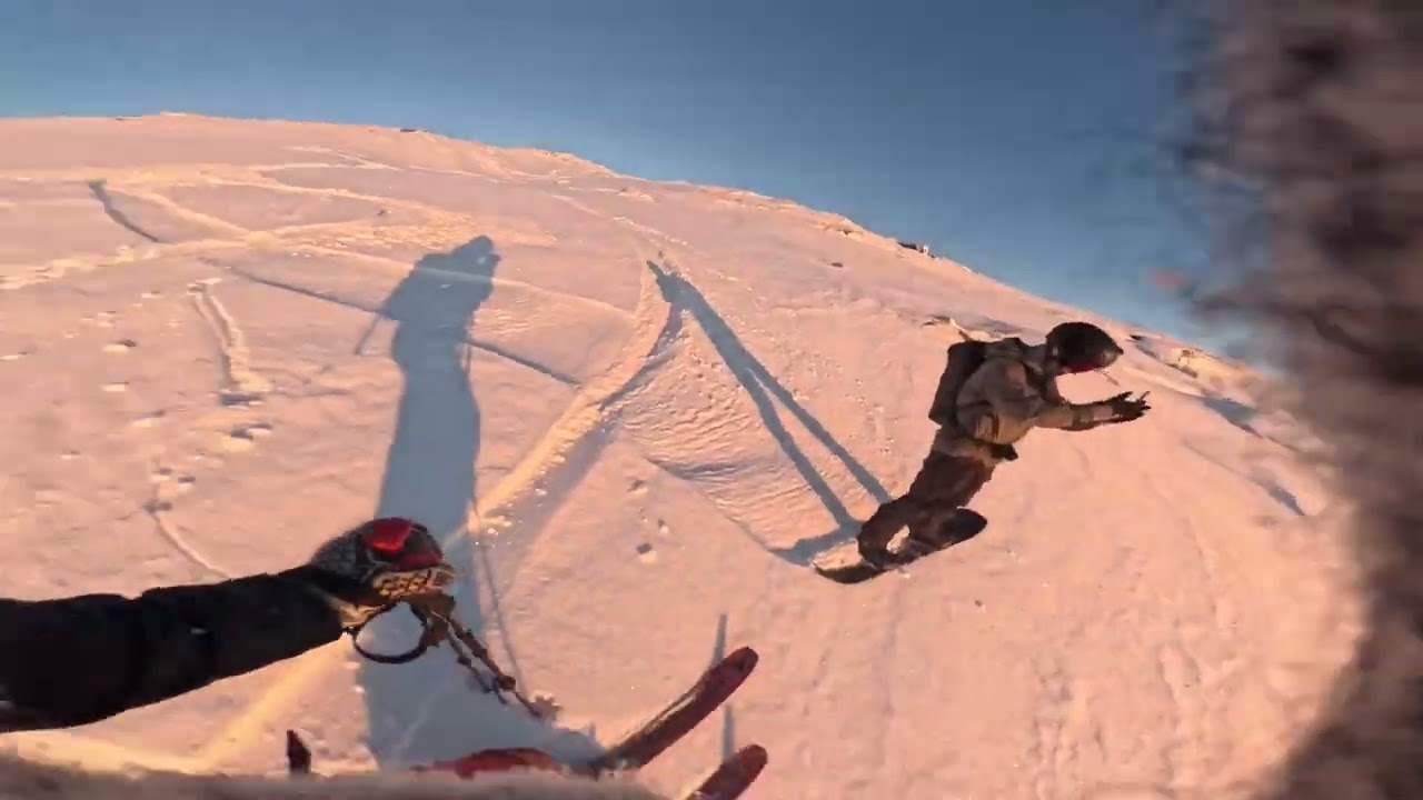 Gopro Max lens 2 POV / Legdknubben  & Kistrandtinden i November sol!