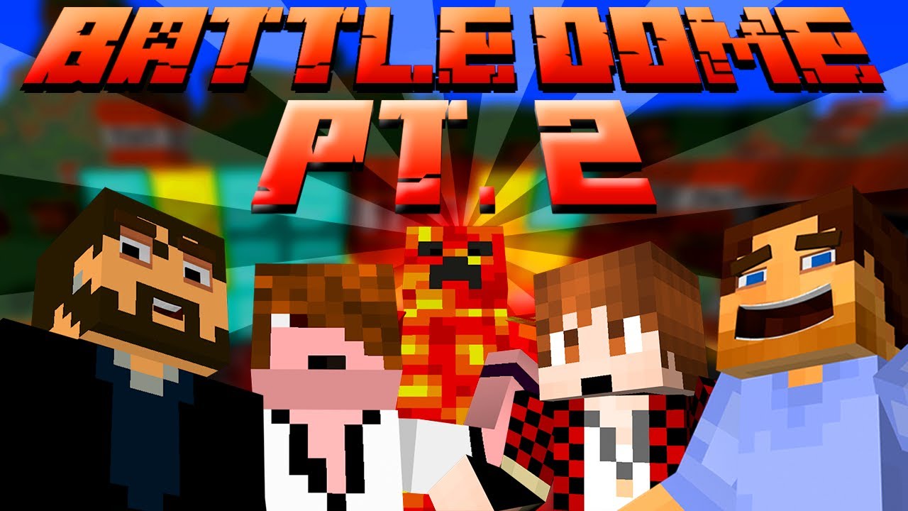 BATTLE DOME RETURNS GAME 2! (Minecraft Battle-Dome PVP with friends)