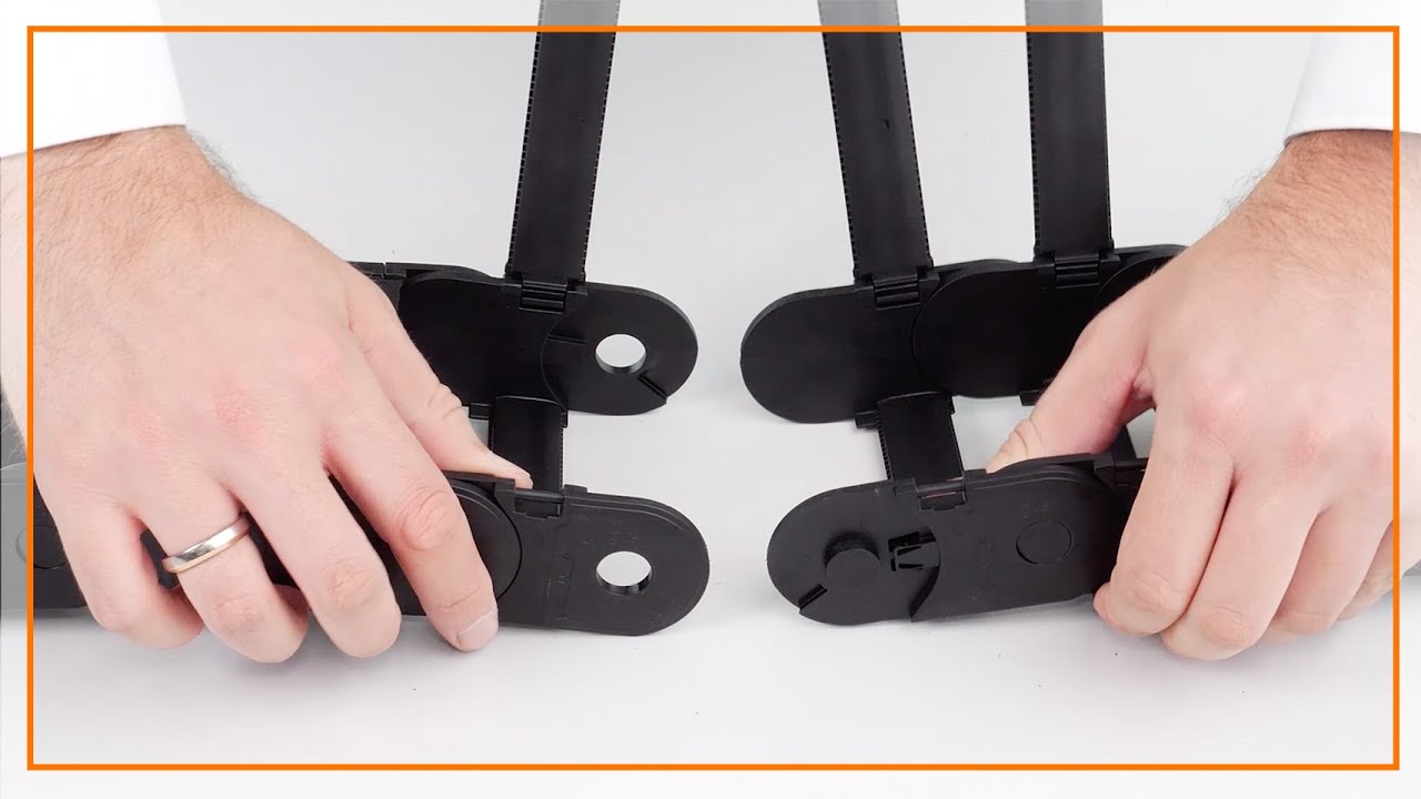 How to assemble E2.1 e-chain cable carrier by igus