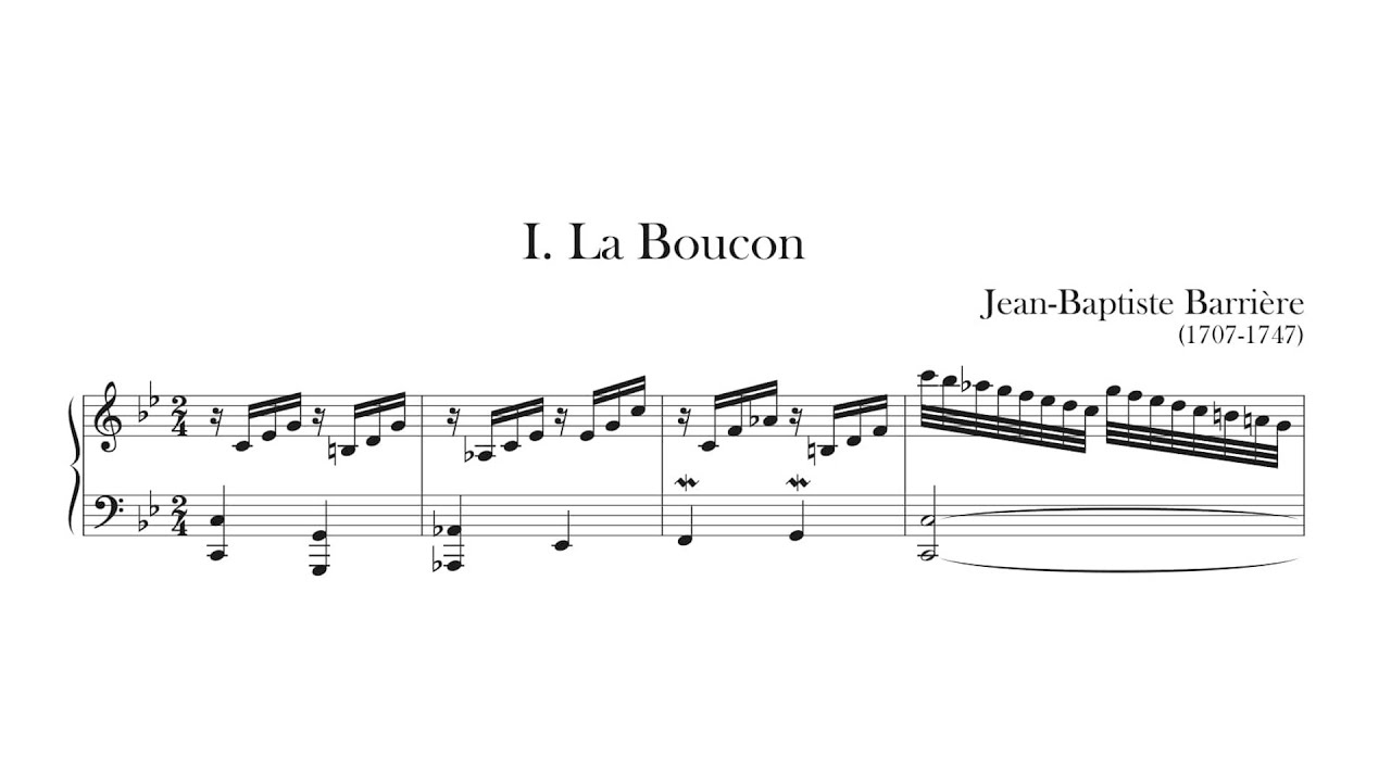 Jean-Baptiste Barrière – Pieces de clavecin