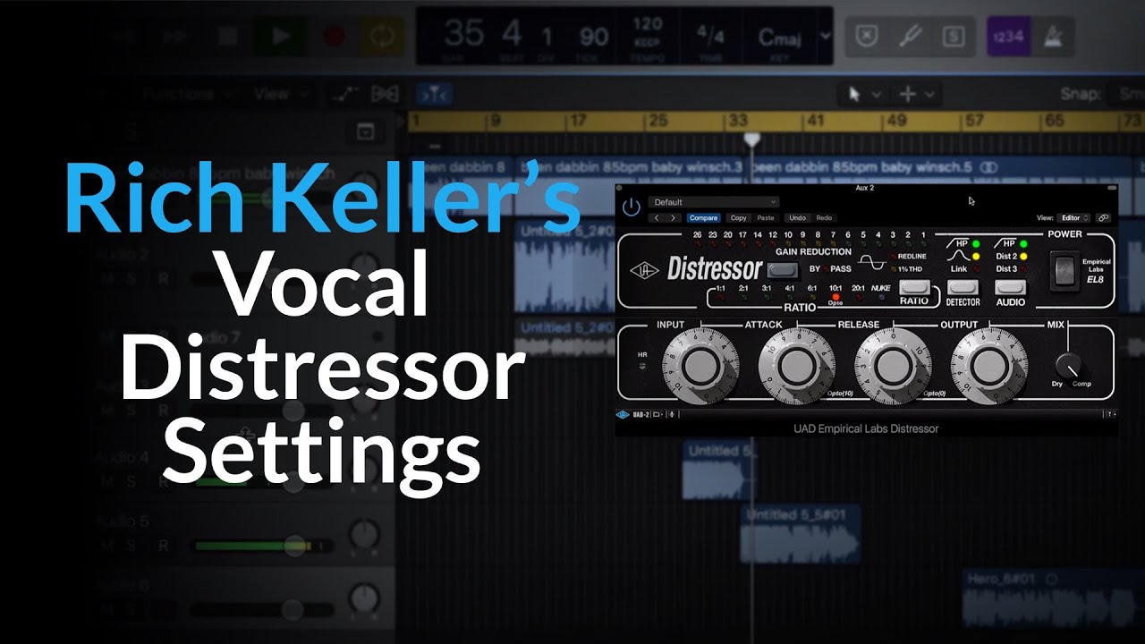 Compressing Vocals | How To Use The UAD Empirical Labs Distressor on Hip Hop Vocals