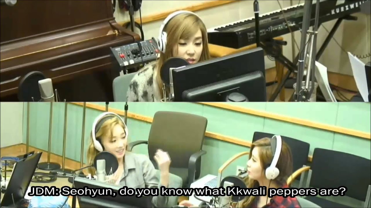 [ENG SUB] 140925 TaeTiSeo (SNSD) on 2 O’Clock Radio – Part 1/5
