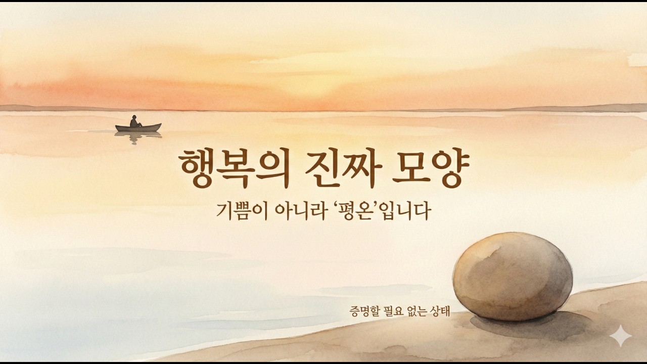 증명할 필요 없는 평온의 비밀 #평온  #행복 #마음챙김 #세로토닌 #자기계발 #힐링
