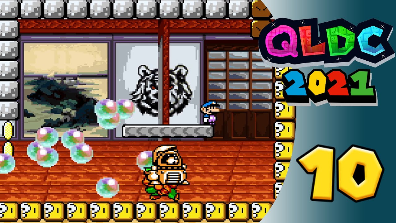 Questionable Level Design Contest 2021 [SMW-Hack] - Part 10 - Basketball-Bouncer