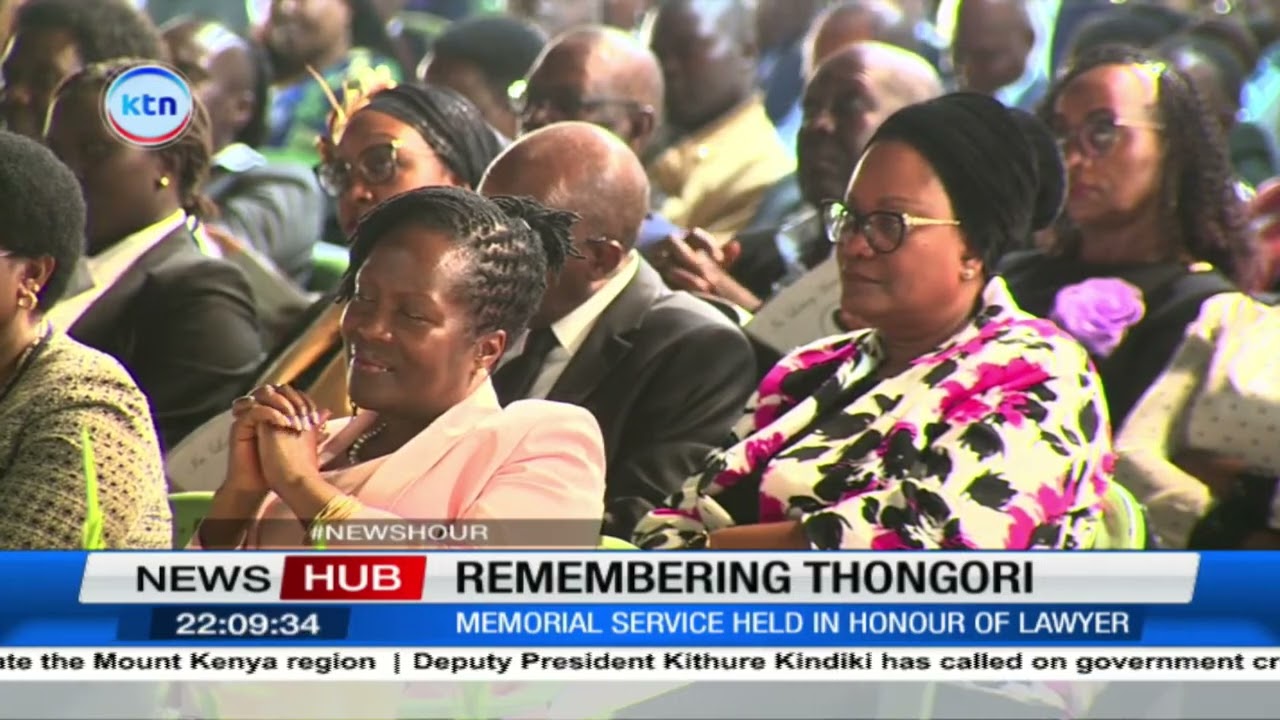 Relative, friends and judicial fraternity mourns the late Judith Thongori