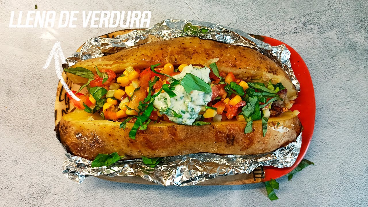 Papa Rellena Vegetariana