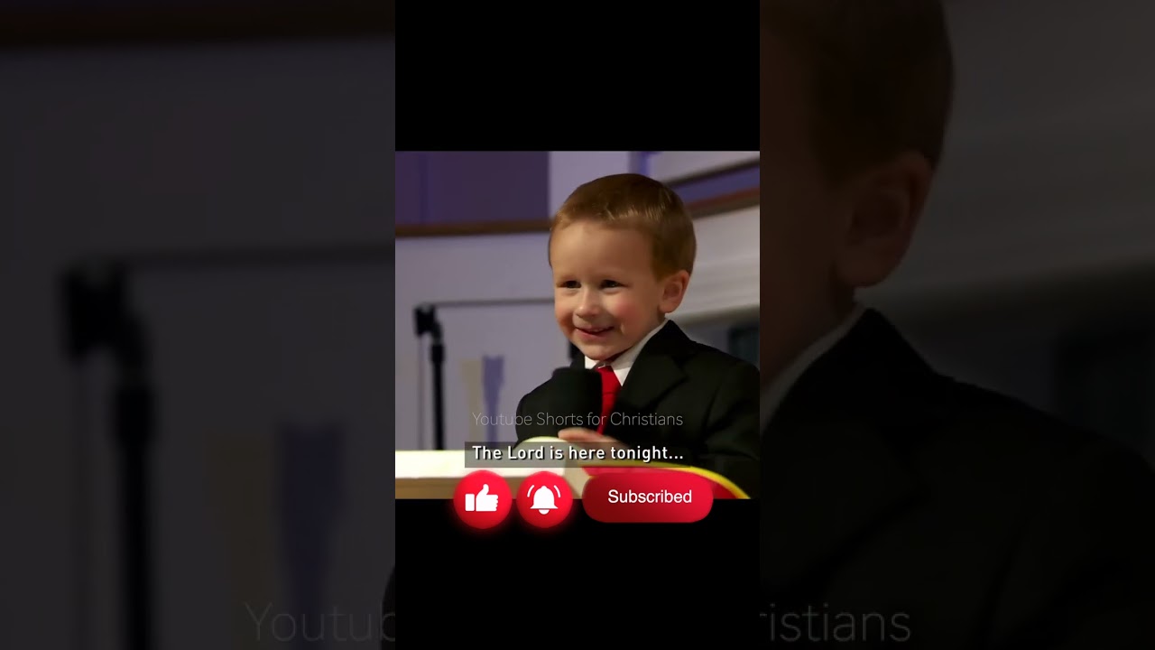 😲😳SEE 4 Year Old "preacher" go WILD BERSERK 🌋🤯 giving sermon! Little boy preaching the gospel!