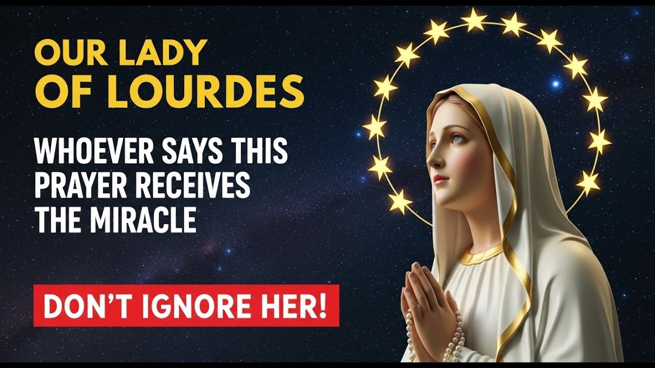 Powerful Novena to Our Lady of Lourdes for Immediate Healing and an Urgent Miracle.