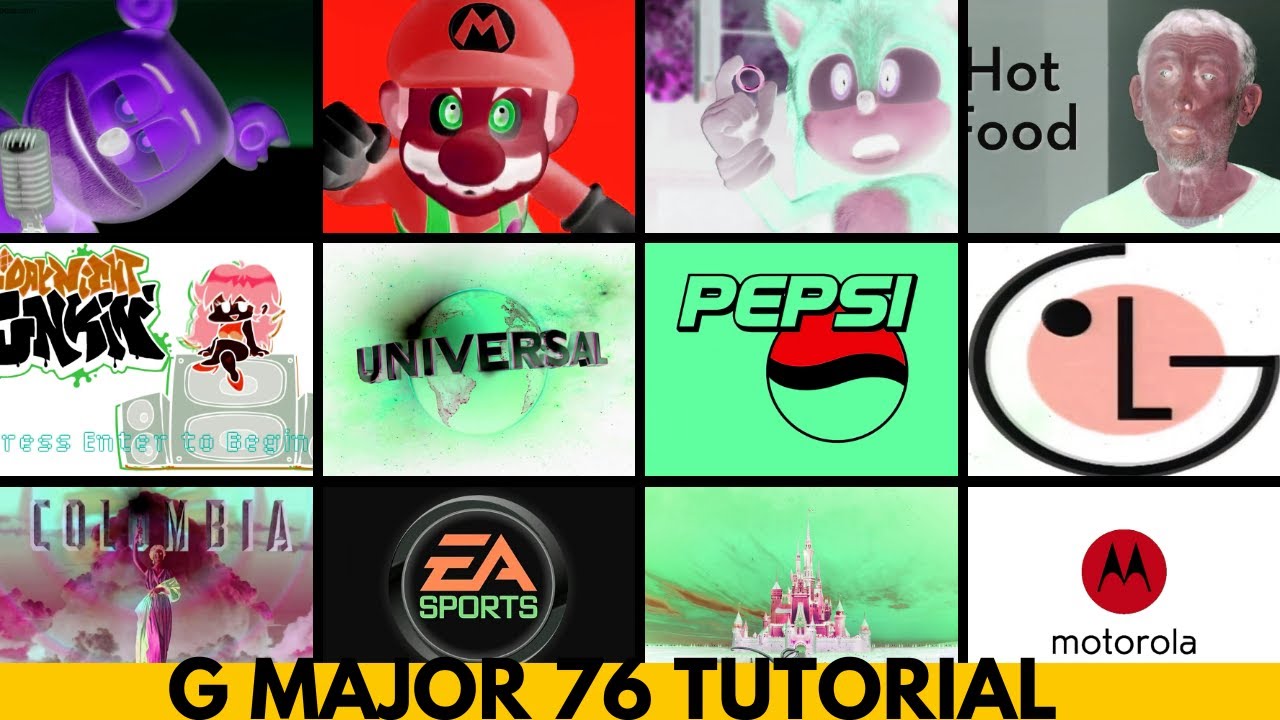 (Video Tutorial) G MAJOR 76 EFFECT Gummy Bear Gummibär Song & clips - VIDEO & AUDIO EFFECT EDIT