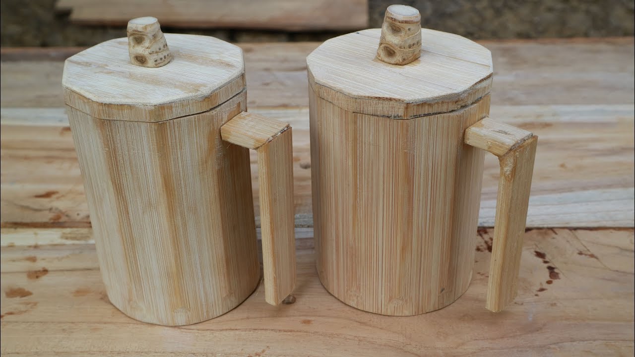 How to make futuristic Bamboo cups.