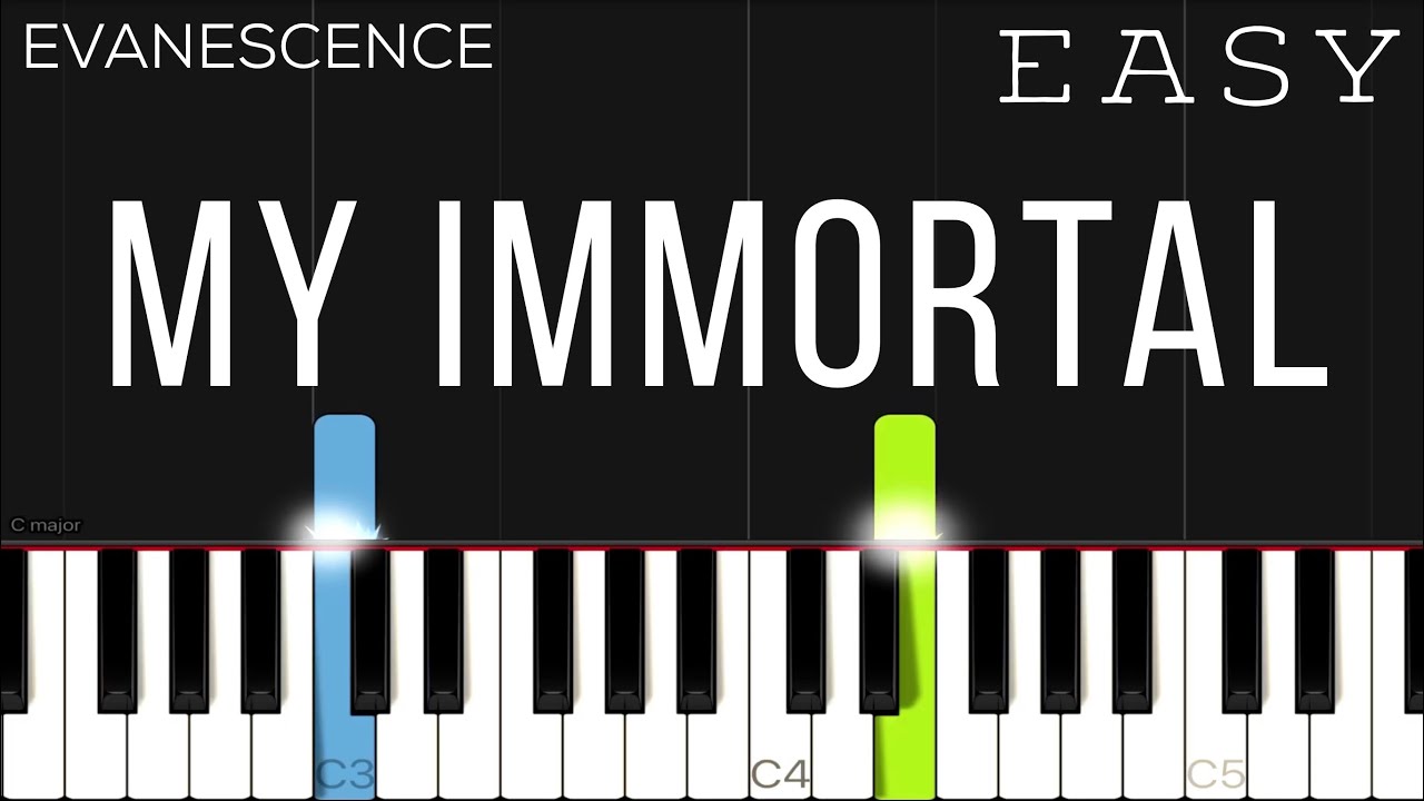 Evanescence - My Immortal | EASY Piano Tutorial