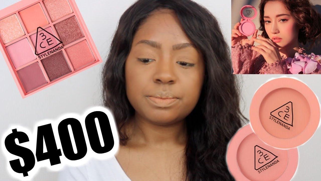 I SPENT $400 ON KOREAN MAKEUP | 3CE MOOD FOR BLOSSOM