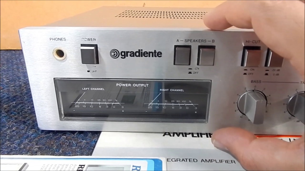 CONHEÇA O MODEL 126 AMPLIFICADOR DA LINHA COMPO GRADIENTE