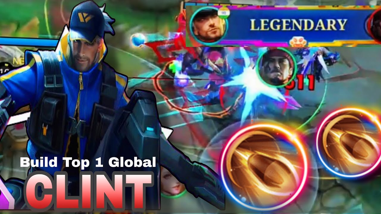 Clint Rank Gameplay!! Best Marksman In MLBB !! Global Top1 Build!!@GameZon1.0 