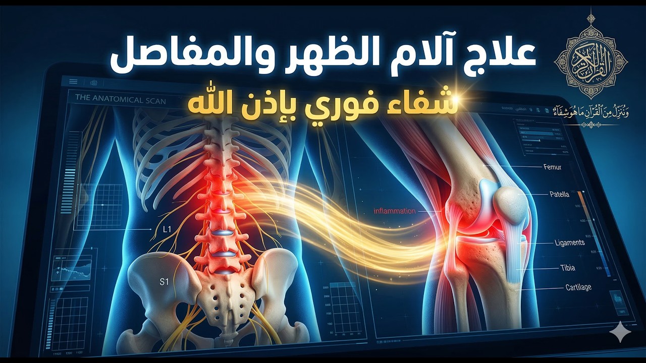 علاج الام الظهر و علاج المفاصل و الام العظام و الام الركبة بالرقية الشرعية