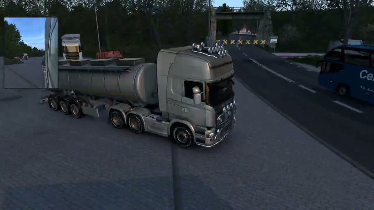 [Scania Streamline] From Luga (RUS) to Sligo (IRL) Part 2 (15:55 Idiot AI driver)