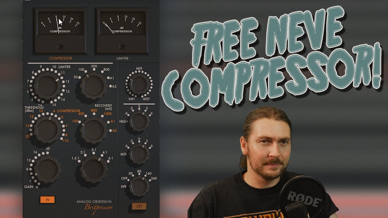 Free Plugin Friday | Analog Obsession Britpressor Demo and Review