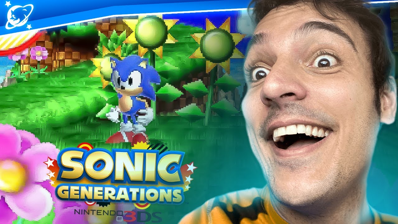 SONIC GENERATIONS 3DS: Aventura Veloz com Victor Miller! 🎮🌀 | Live Gameplay