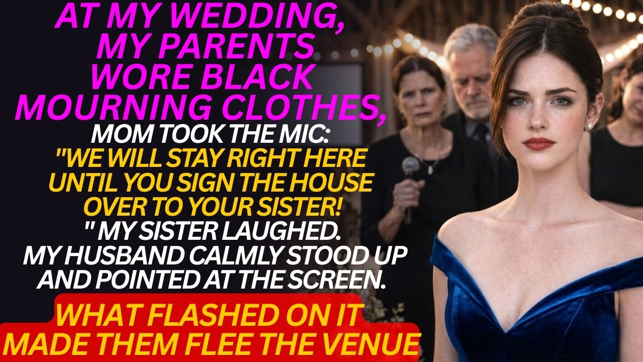 My Parents Wore Black to My Wedding—But What My Husband Suddenly Played Made Them Run Away