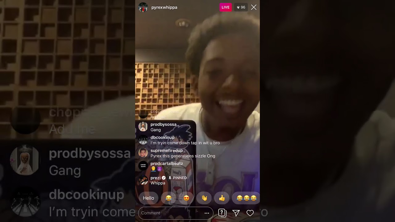 Pyrex Whippa Live Studio Cookup 🔥🔥