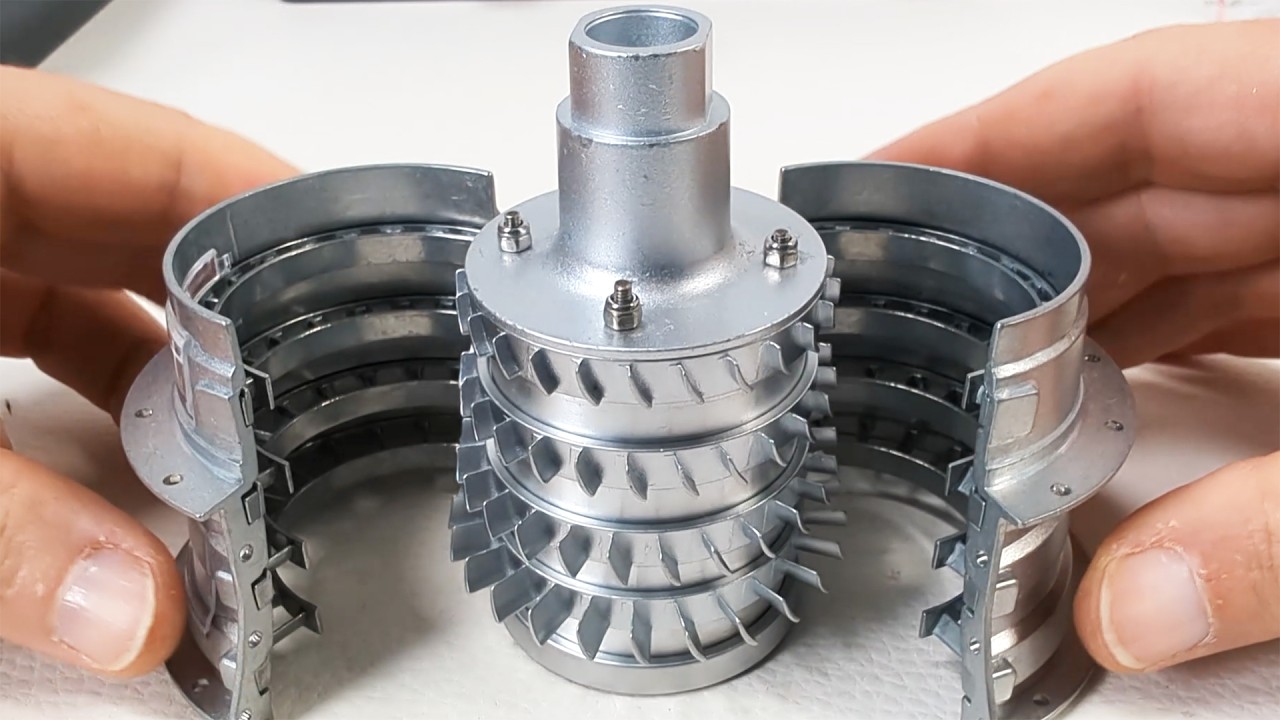 Aircraft Jet Engine Model that works | Magnetic Games