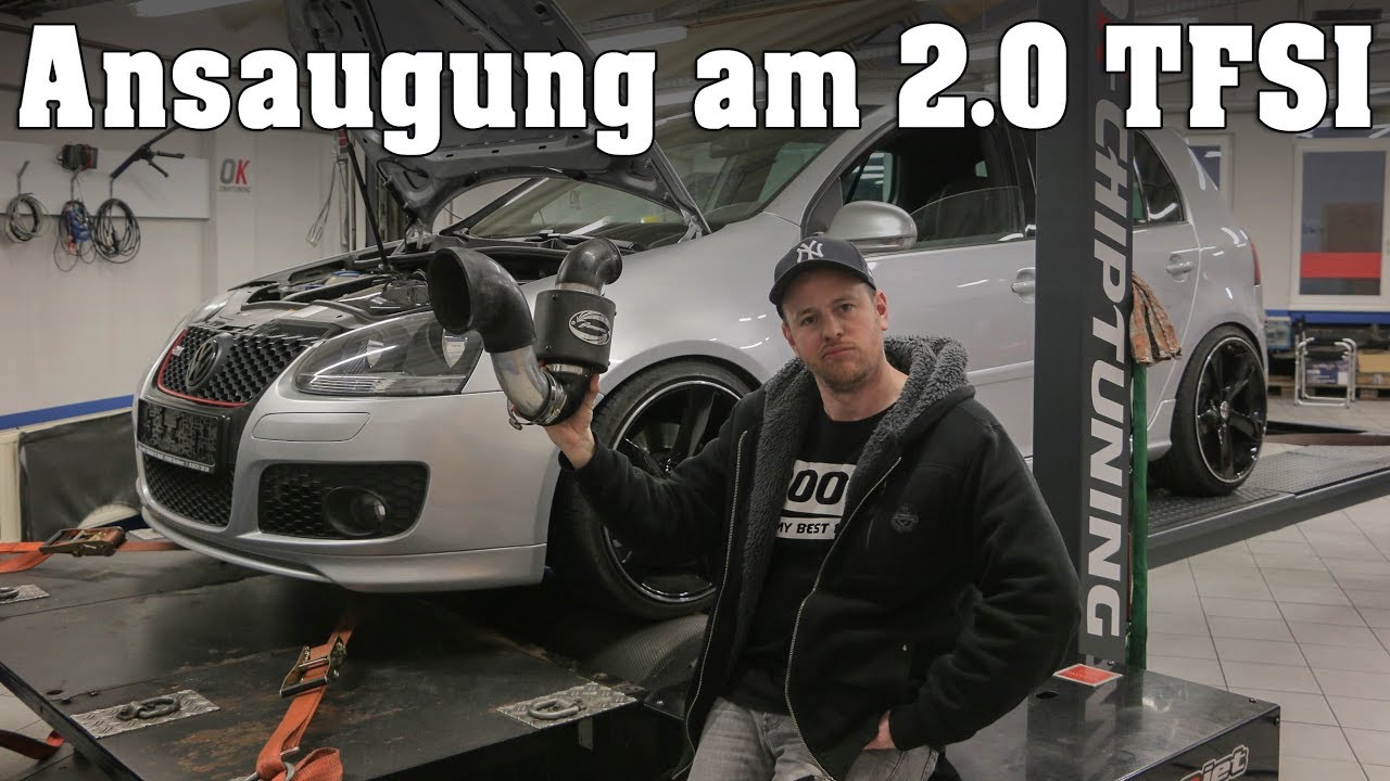 OK-Chiptuning - HG Motorsport Ansaugung Gen.2 "Plus" | Am Golf 5 Pirelli