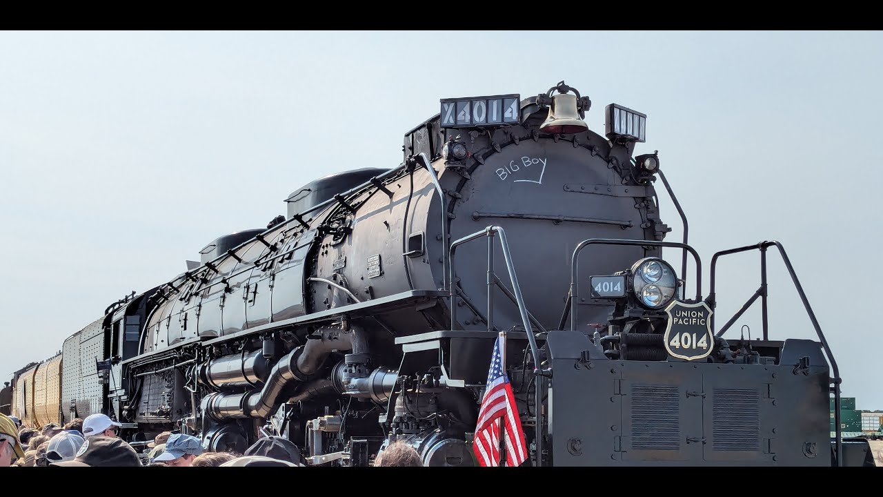 UP Big Boy 4014 Thunders Through Glenwood IL, 09/09/24