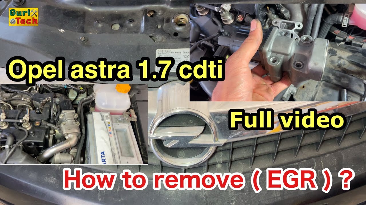 How to remove EGR // opel astra 1.7 cdti easy #opel #opelastra #egr #astra