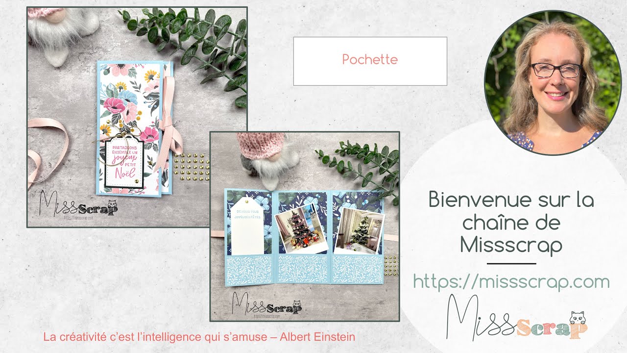 Live #156: mini pochette de Noël / Christmas mini book