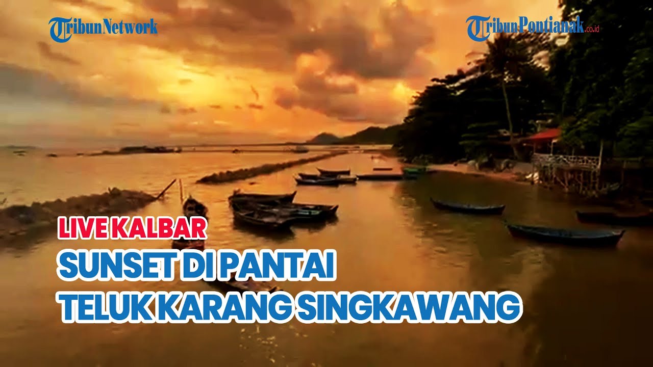 🔴Sore Sejuk di Teluk Karang Singkawang, Tempat Mancing dan Santai Bareng Alam