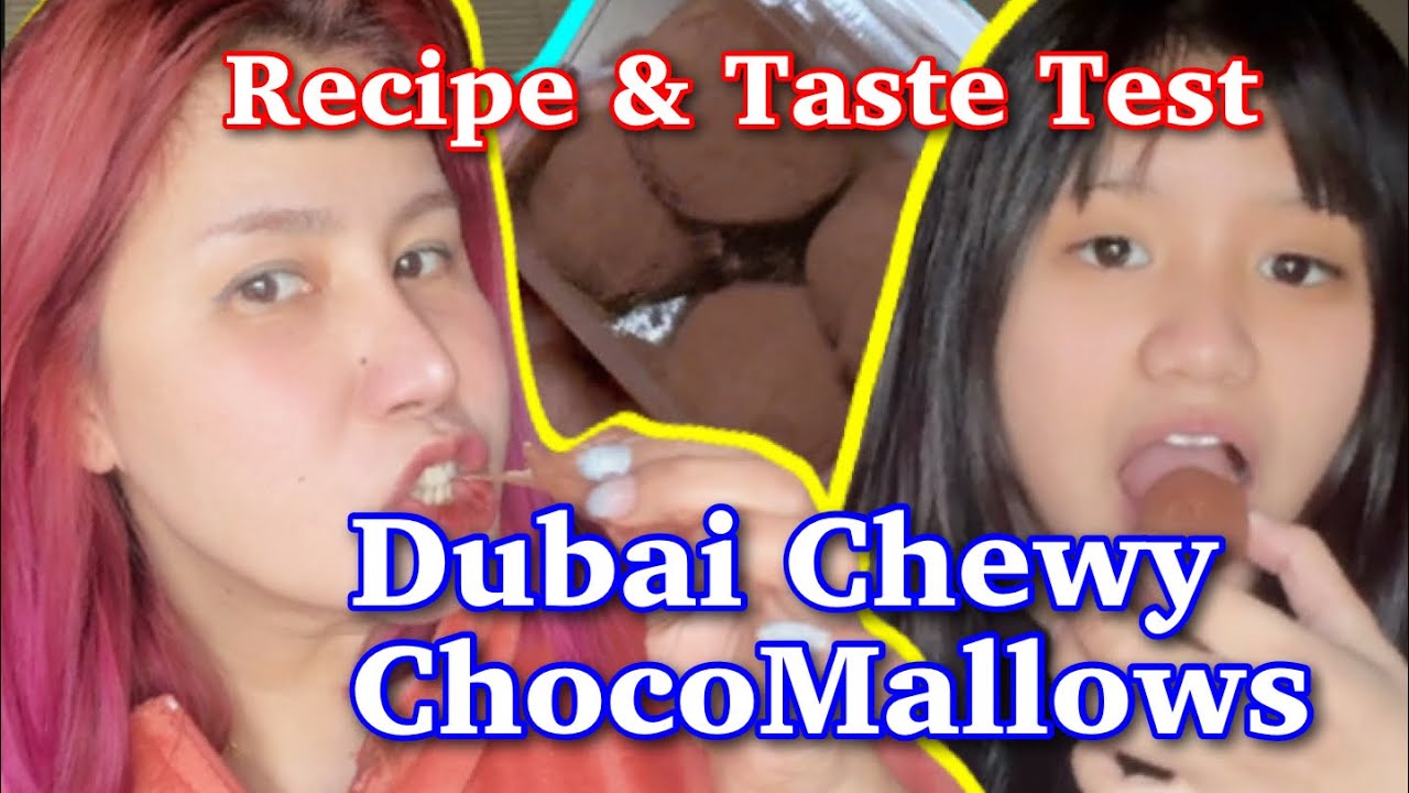 Dubai Chewy ChocoMallows Cookie Taste test 
