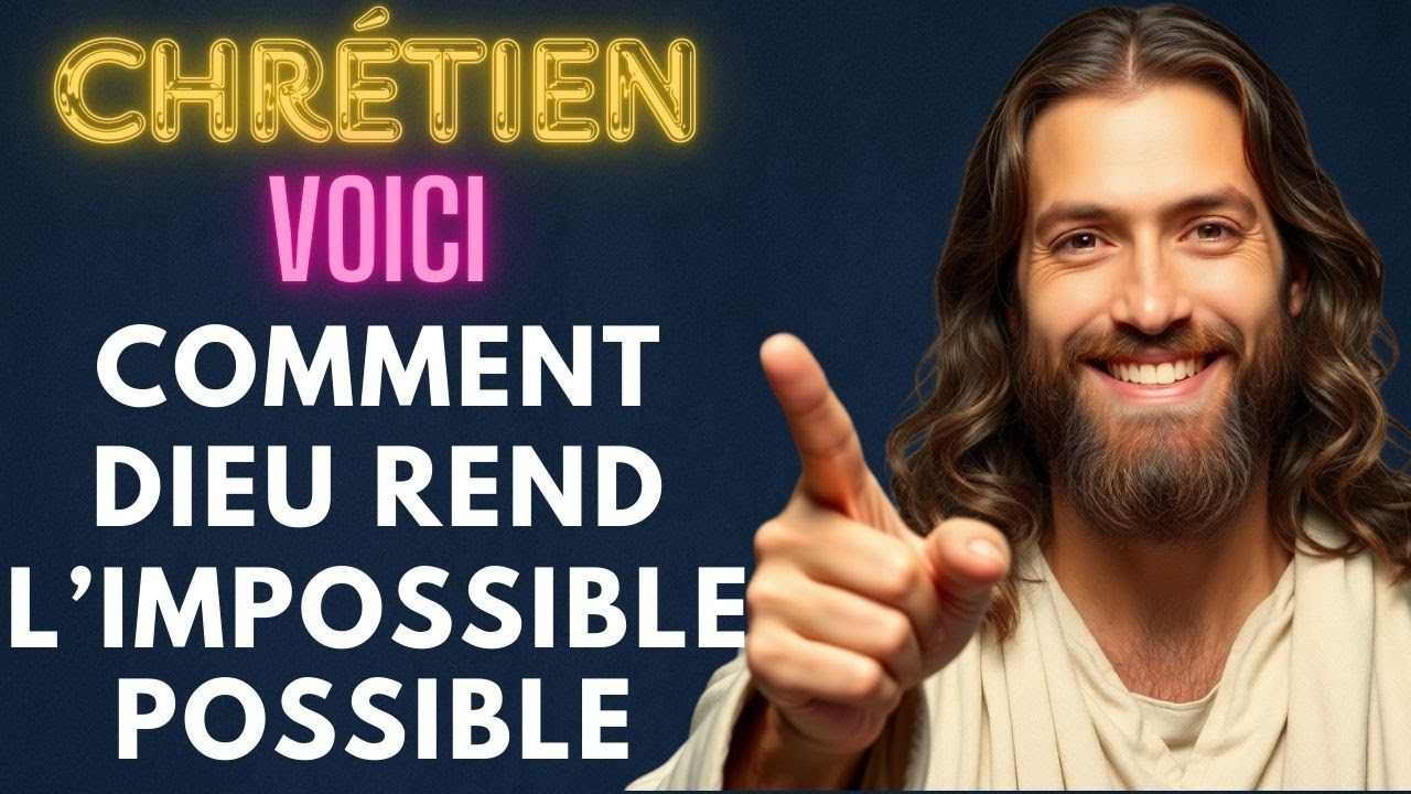 Un vrai chrétien n’abandonne jamais, car son Dieu transforme l’impossible en témoignage !