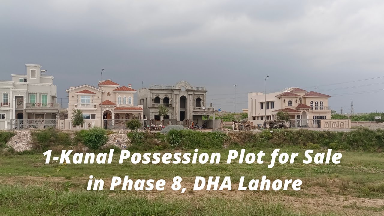 1-Kanal Possession Plot for Sale in Phase 8, DHA Lahore