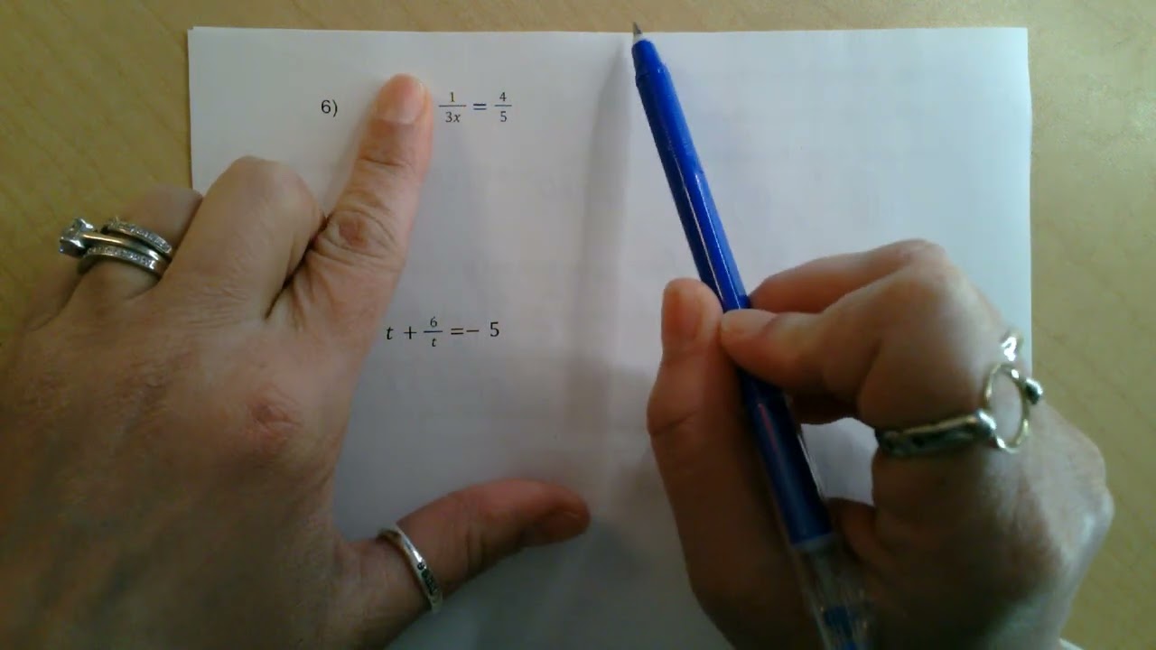 Solving Rational Equations