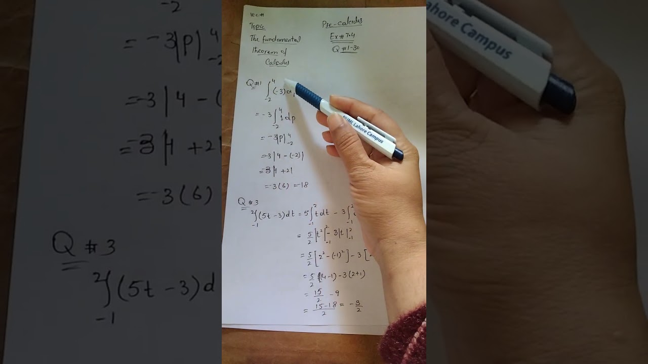 Ex#7.4|Q#1-30|the fundamental theorem of calculus|pre-calculus 