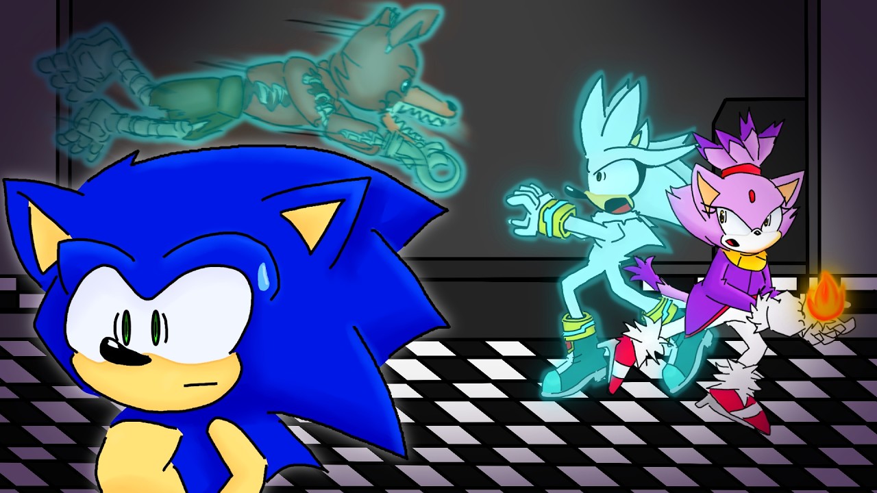 Sonic Voice Actors Survive NIGHT 3 In The SCARIEST ROBLOX FNAF GAME | Eternal Nights