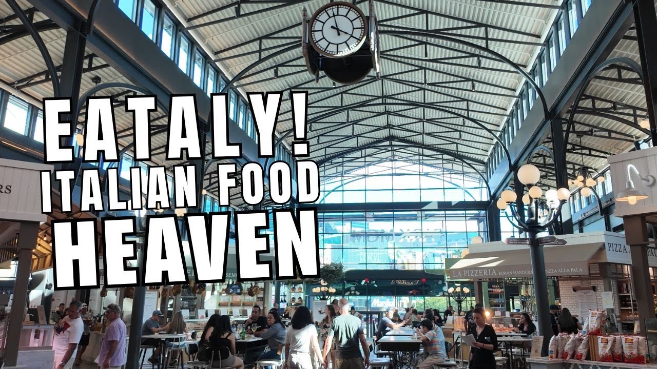 EATALY Las Vegas Walking Tour at Park MGM Hotel & Casino - What's To EAT?!